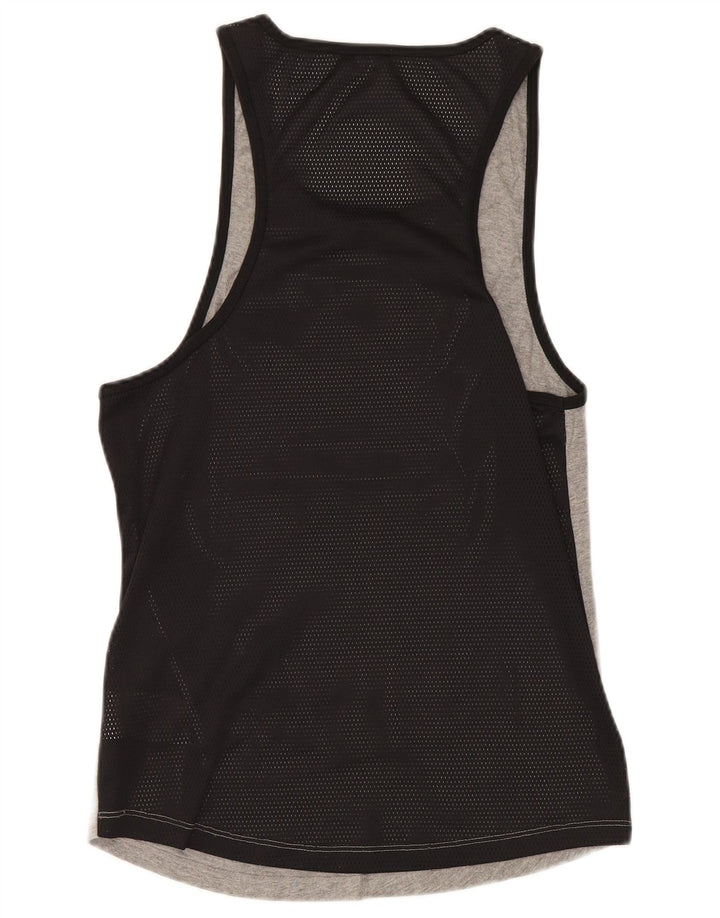 Colete gráfico masculino Jack & Jones Top pequeno algodão manchado cinza