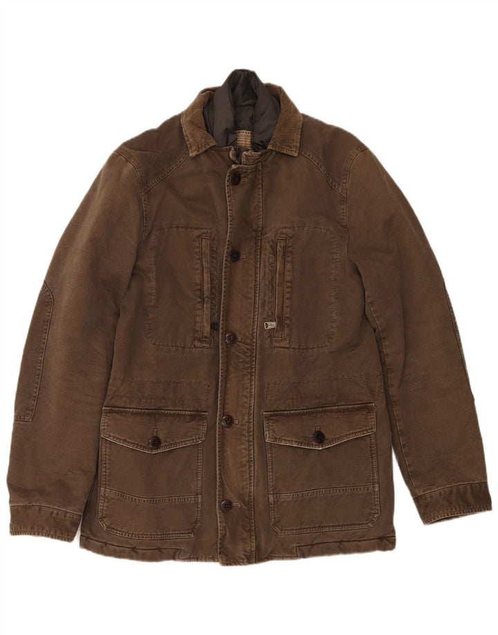 Marlboro Classics Jaqueta utilitária masculina IT 48 Algodão cáqui médio
