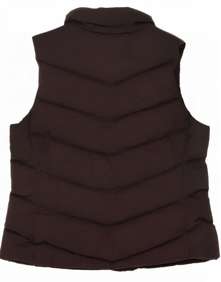 Colete acolchoado feminino Gap UK 16 grande poliéster preto