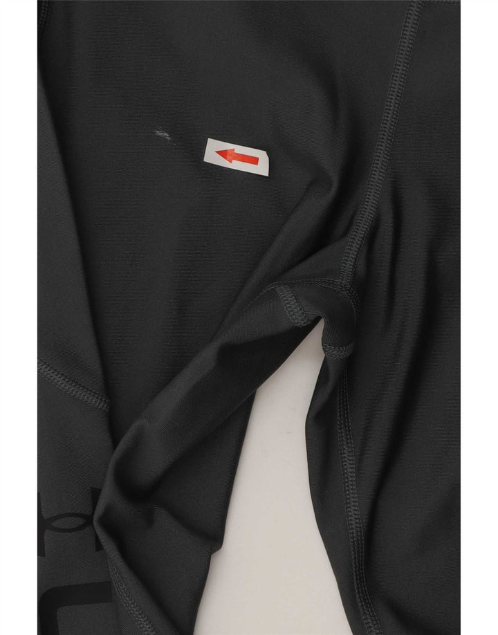 Under Armour Womens Graphic Leggings UK 12 poliéster cinza médio