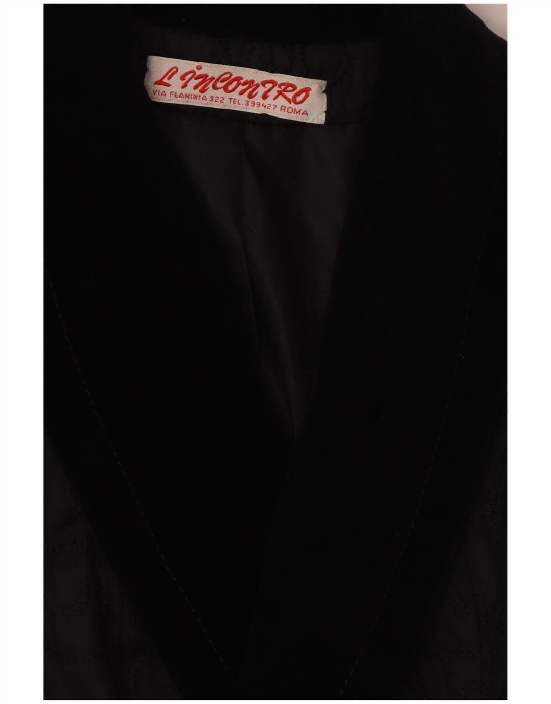Jaqueta blazer feminina VINTAGE com peito duplo Reino Unido 14 médio preto paisley