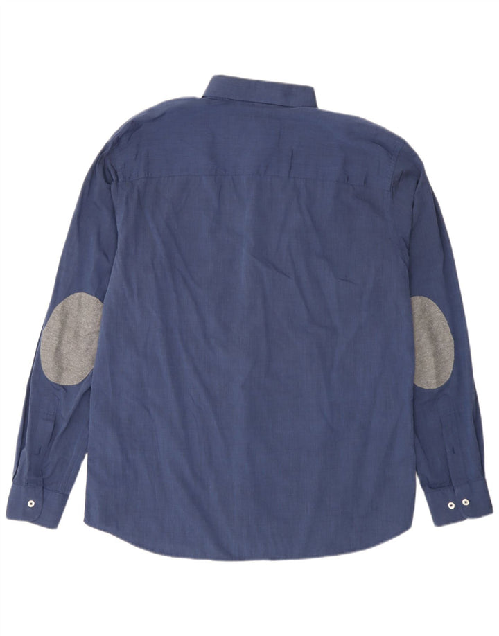 Camisa Slim Masculina Jack & Jones XL Azul Algodão
