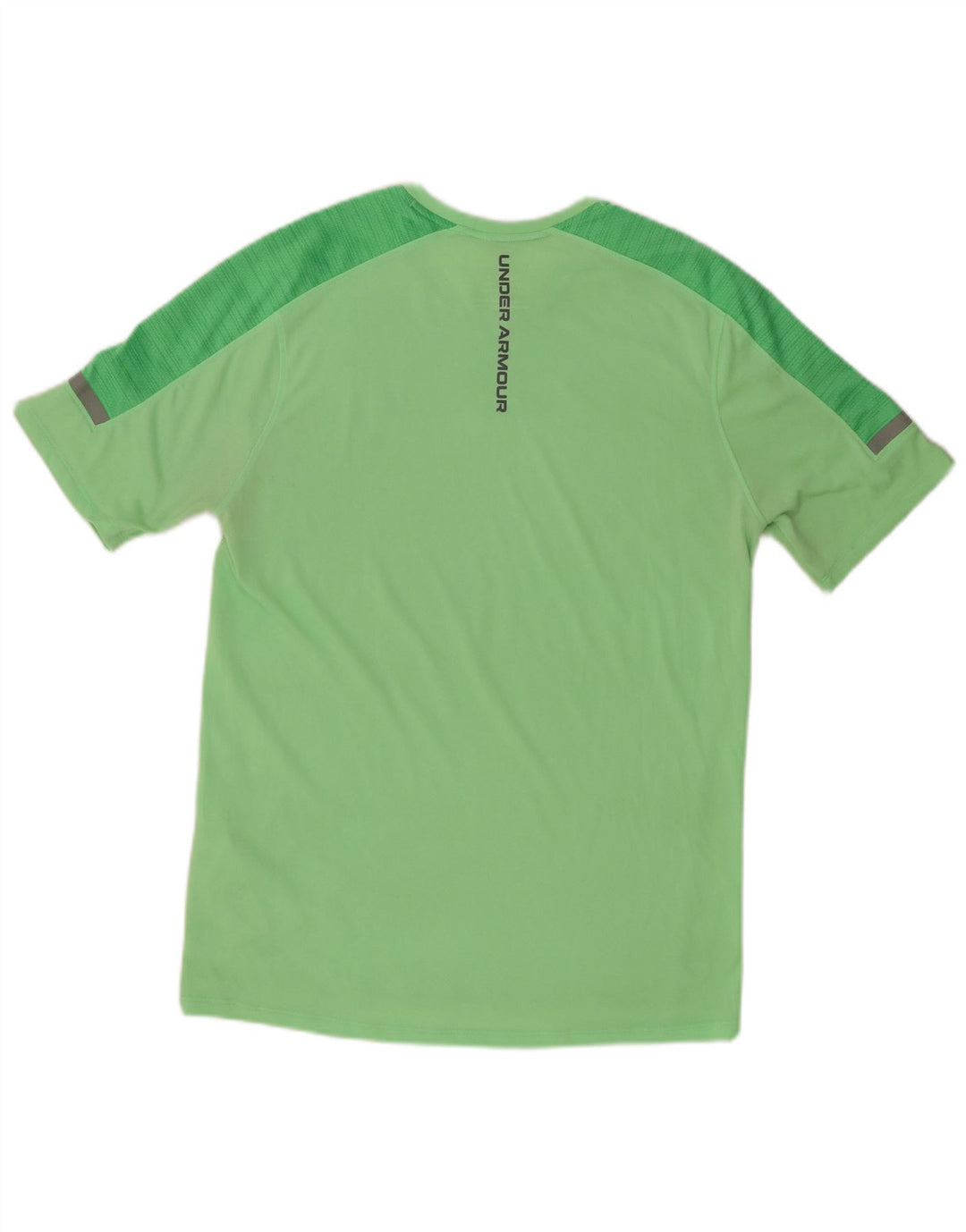 Camiseta gráfica masculina UNDER ARMOUR, pequeno, verde, colorido, poliéster