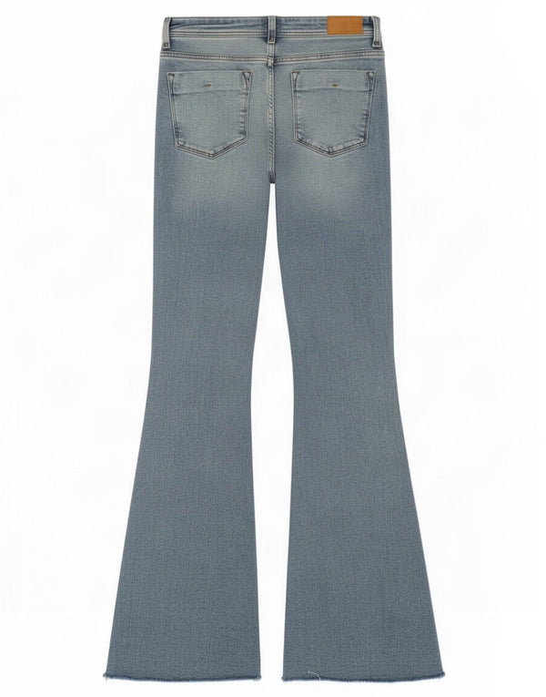 Zara Calça jeans feminina larga EU 36 XS W26 L33 Azul