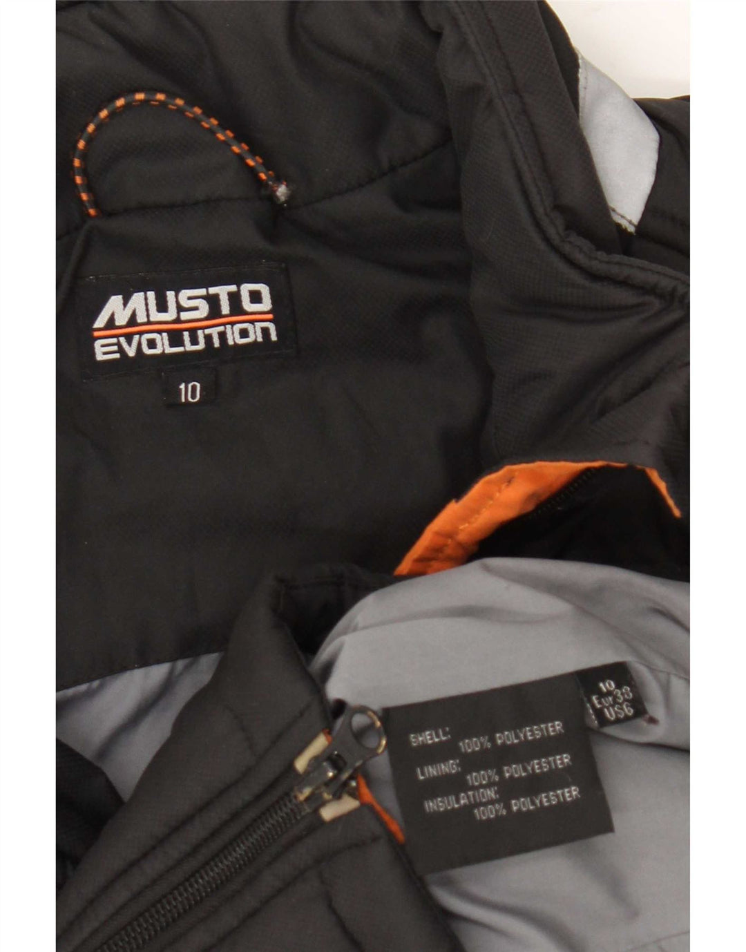 Jaqueta acolchoada feminina Musto UK 10 poliéster preto pequeno