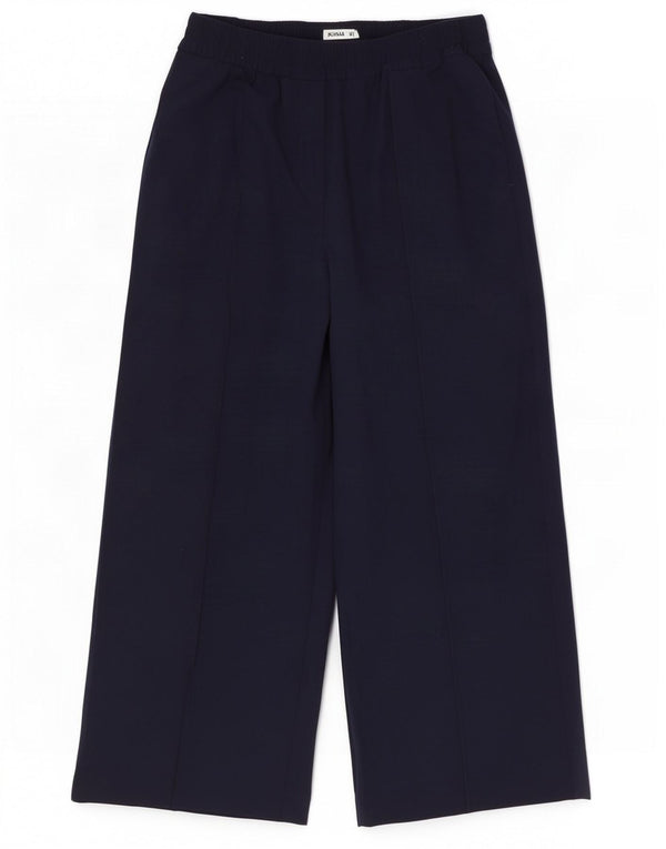 Calça casual feminina Marks & Spencer UK 14 grande W32 L28 azul marinho