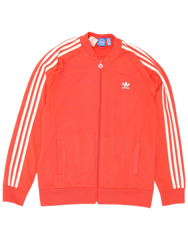 Jaqueta Adidas Meninos Treino Top 14-15 Anos Poliéster Vermelho Vermelho