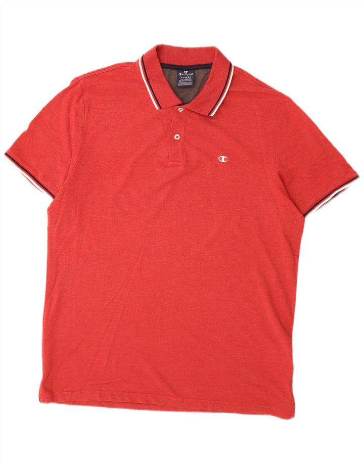 Camisa polo masculina Champion XL algodão vermelho