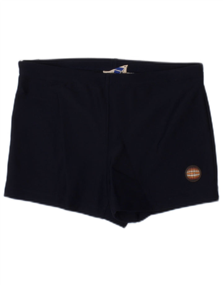 Shorts de natação Adidas meninos 7-8 anos azul marinho poliéster