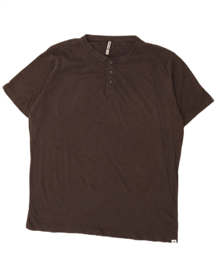 Camiseta masculina Carrera Top 2XL algodão cinza