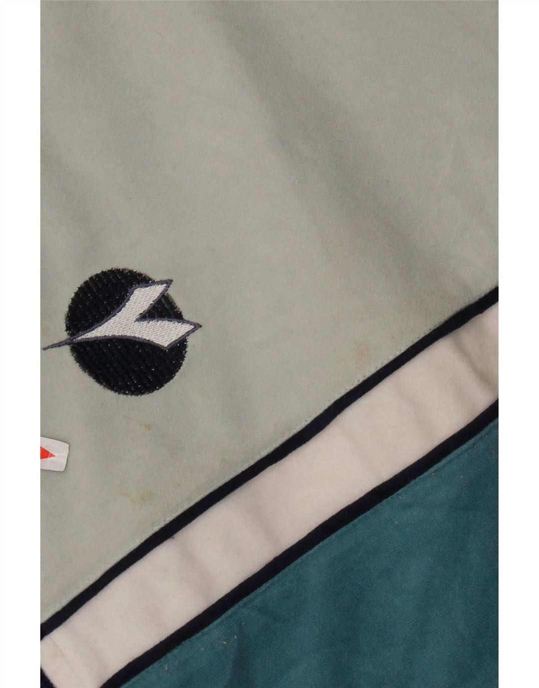 Jaqueta masculina de treino DIADORA UK 42 grande bloco colorido multicolorido