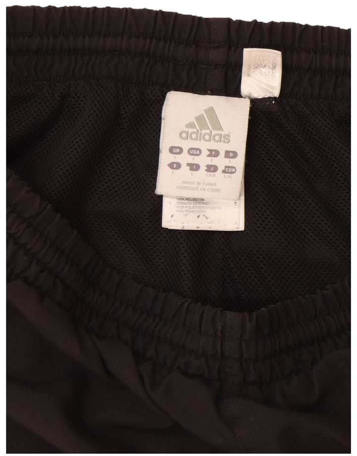 Shorts esportivos masculinos ADIDAS grande poliéster preto