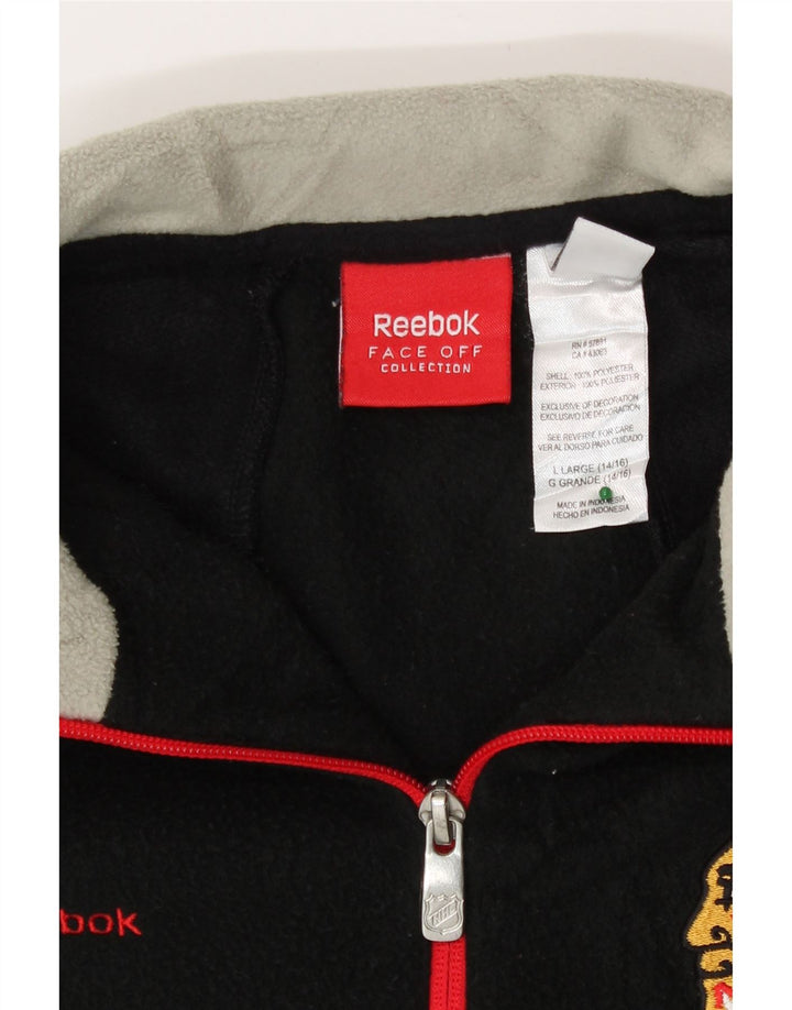Jumper Reebok Boys Graphic Fleece 12-13 anos grande preto