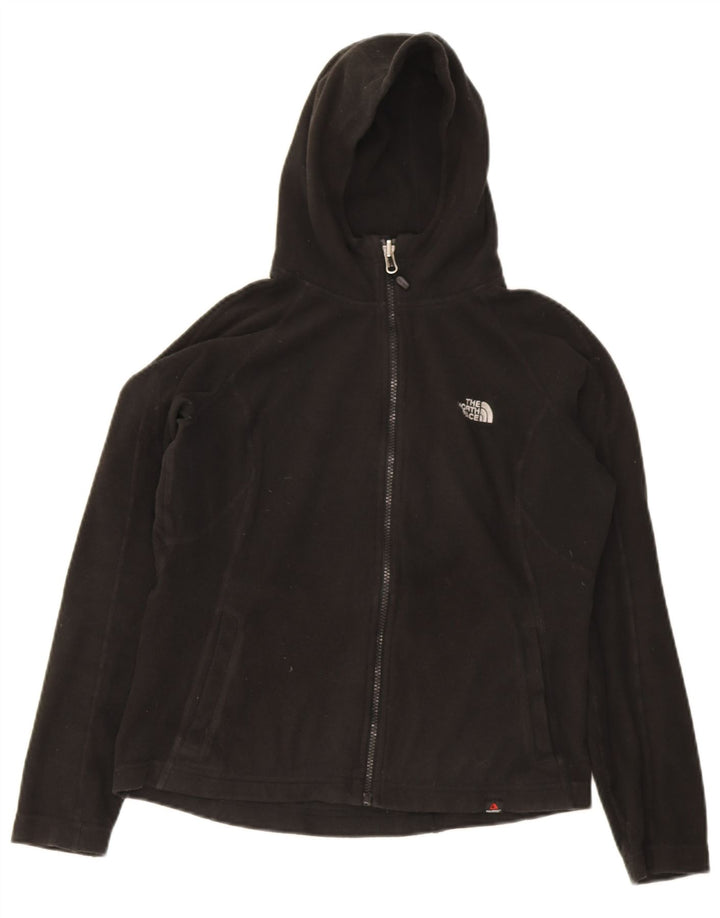 Jaqueta de lã com capuz feminina The North Face UK 12 poliéster preto médio