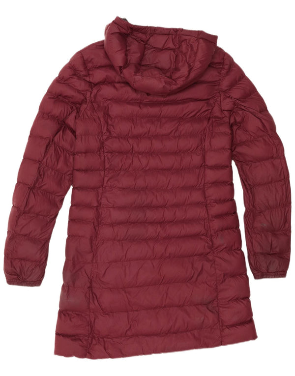 Jaqueta acolchoada com capuz feminina Mountain Warehouse UK 12 médio Borgonha Nylon