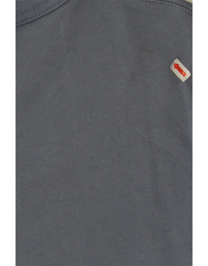 Zara moletom masculino jumper grande algodão azul