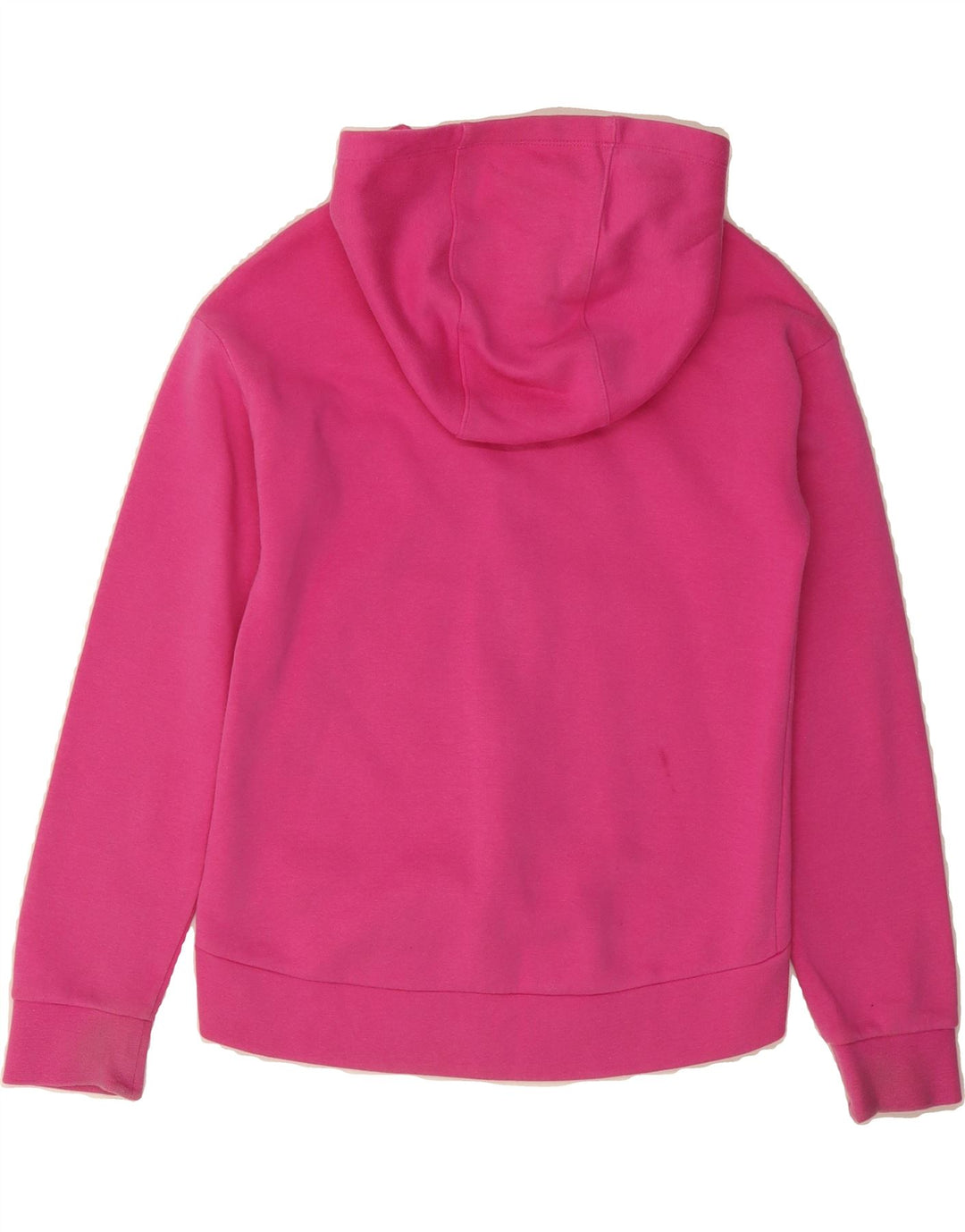 NIKE Girls Zip Hoodie Sweater 12-13 Years Large Pink Cotton Vintage Nike and Second-Hand Nike from Messina Hembry 