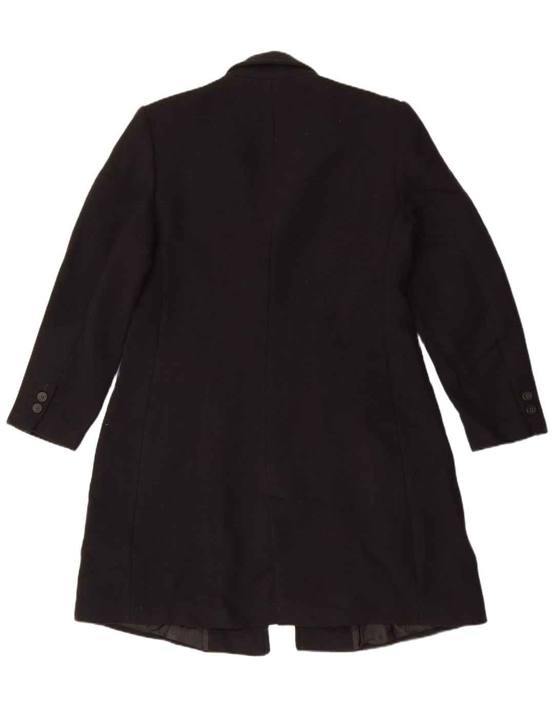 Sobretudo feminino Zara UK 18 XL lã preta
