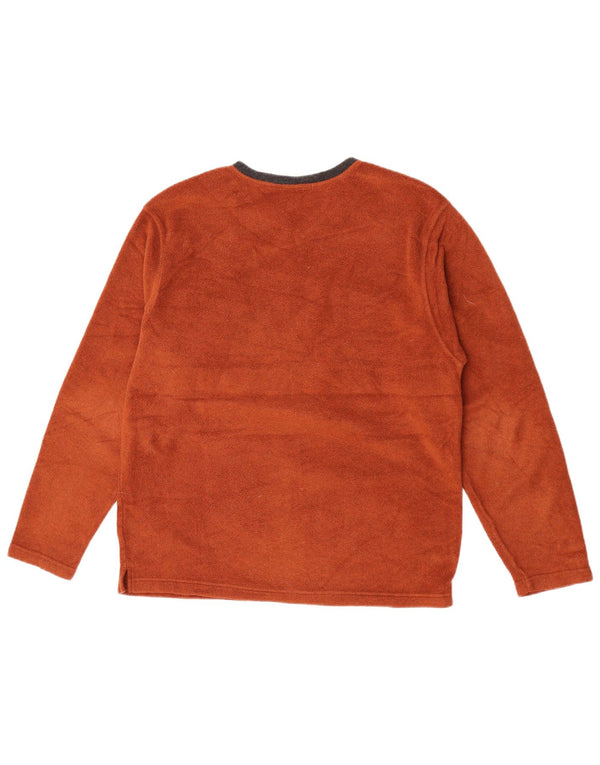 Rohan Mens Fleece Top Manga Longa Médio Marrom Poliéster