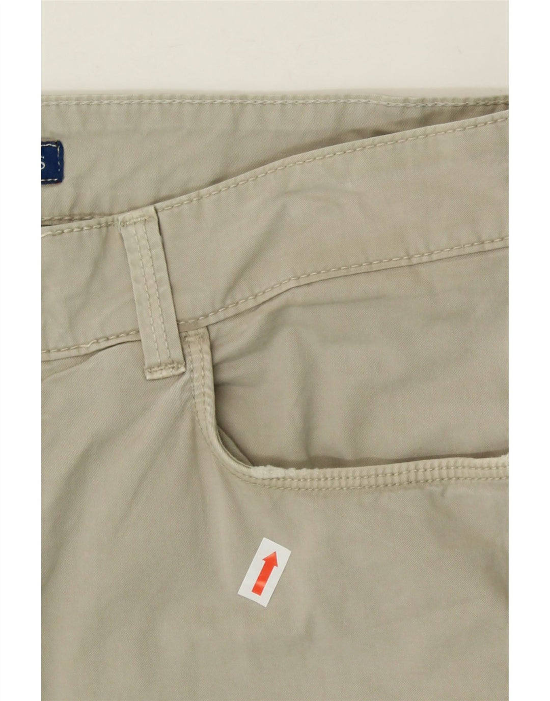 TRUSSARDI Mens Straight Casual Trousers W31 L31 Beige Cotton Vintage Trussardi and Second-Hand Trussardi from Messina Hembry 
