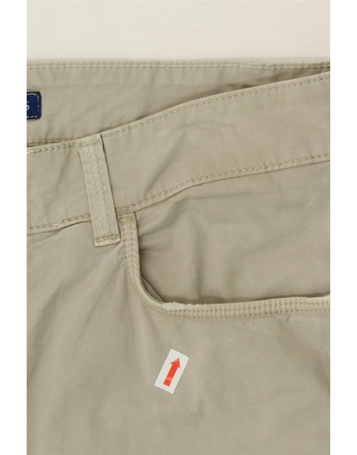 TRUSSARDI Mens Straight Casual Trousers W31 L31 Beige Cotton Vintage Trussardi and Second-Hand Trussardi from Messina Hembry 