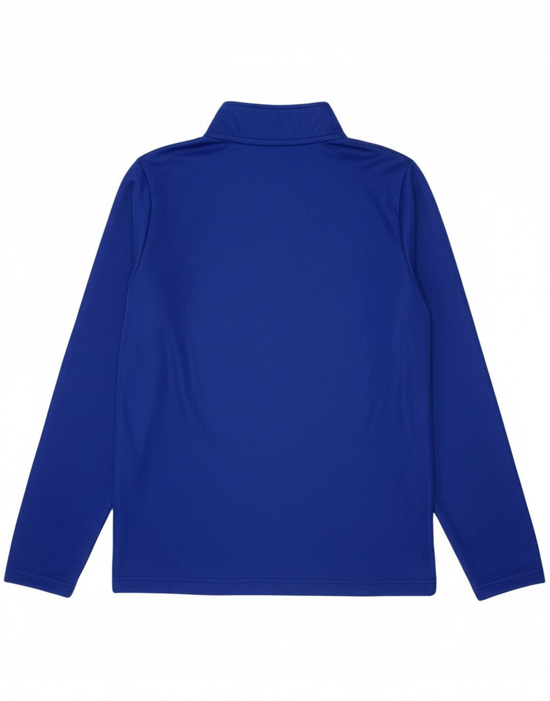 ADIDAS Boys Aeroready Zip Neck Pullover Treino Top 9-10 Anos Azul