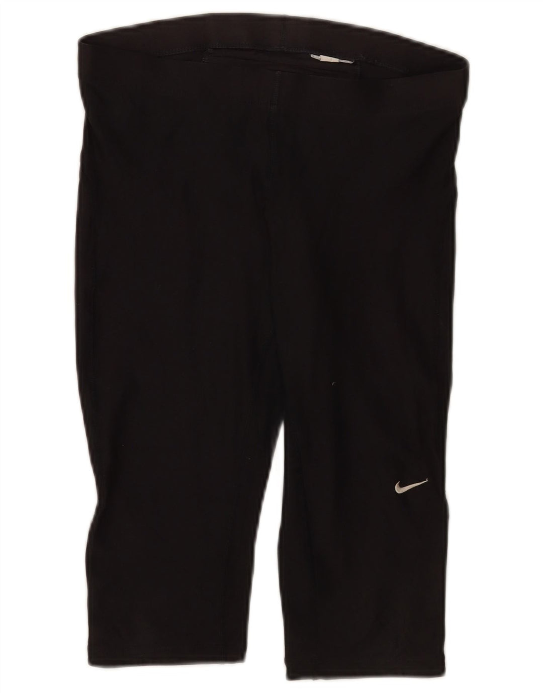 Nike Womens Capri Leggings UK 10-12 Médio Preto Poliéster