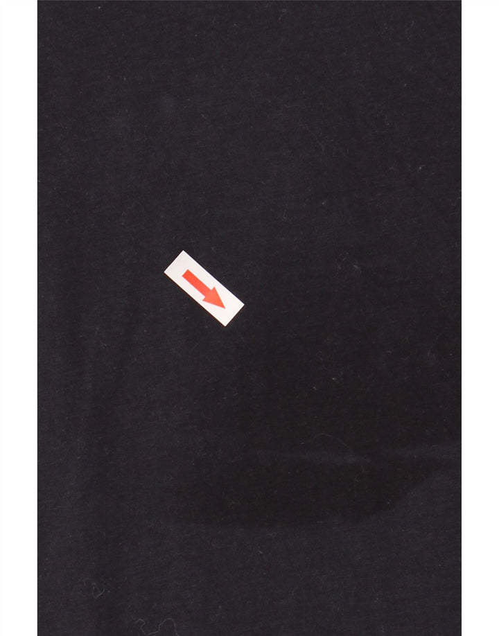 Camiseta masculina Reiss Top pequeno algodão preto