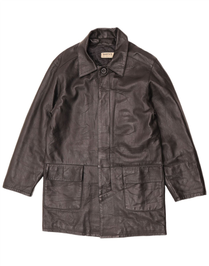 Casaco de couro masculino Martin's IT 48 couro preto médio