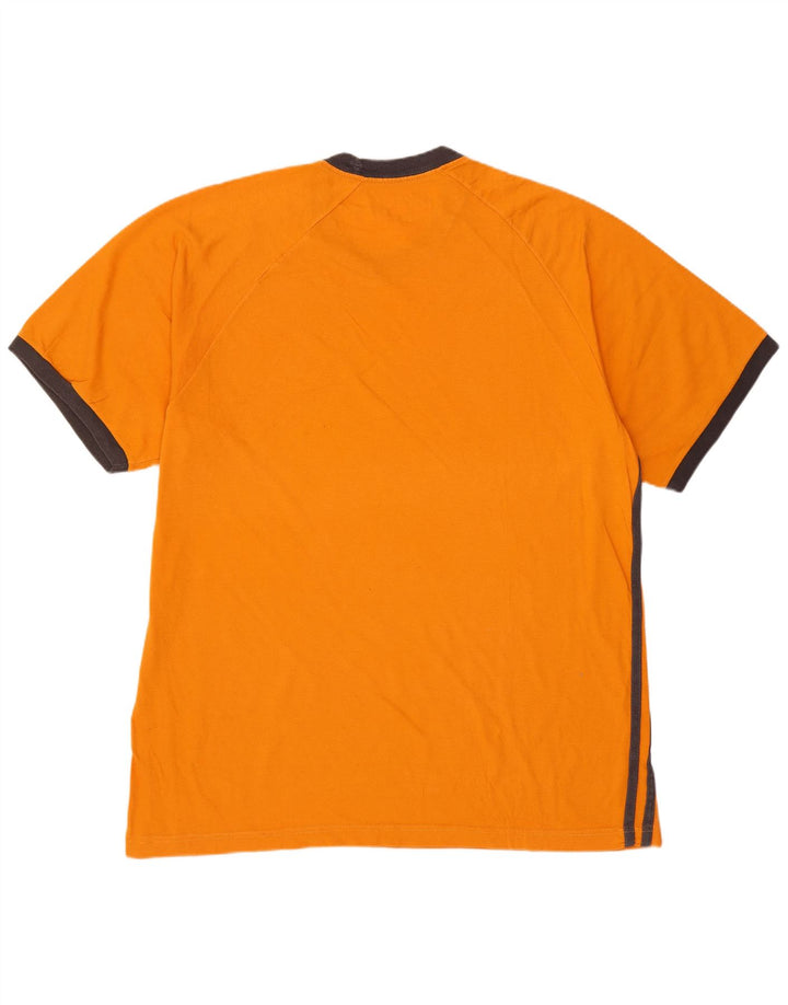 CHAMPION Mens Heritage Classics Camiseta Top XL Algodão Laranja