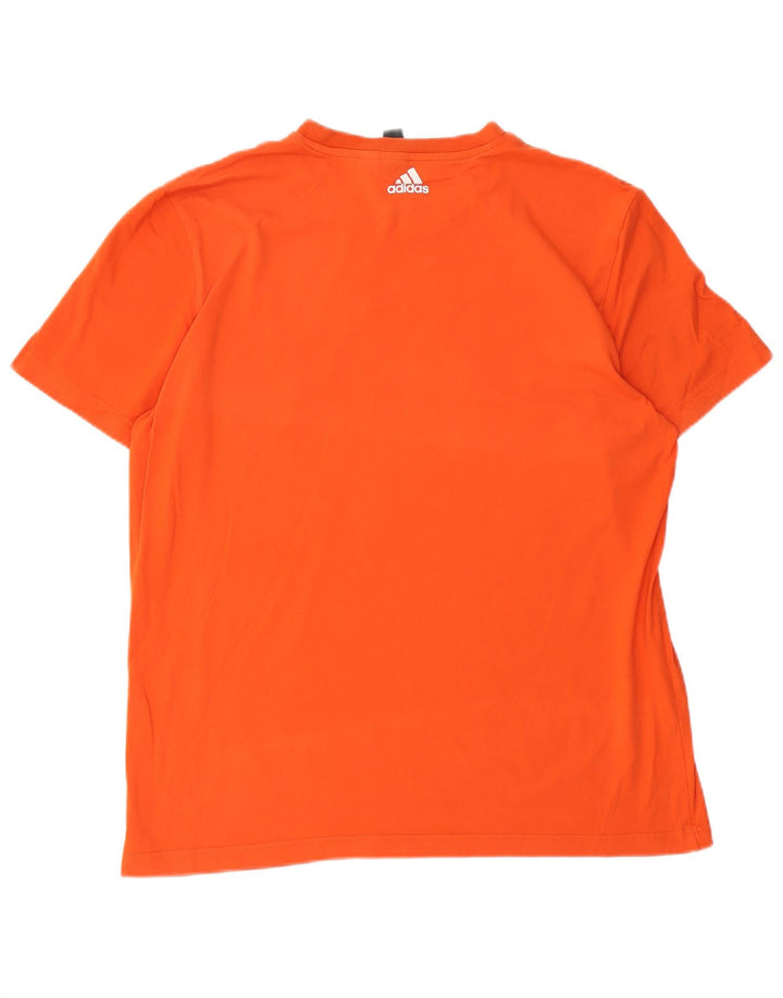 Camiseta Adidas Masculina Graphic Top Grande Laranja