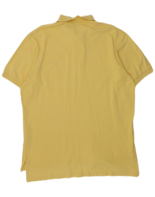 Polo Ralph Lauren Camisa masculina XL algodão amarelo