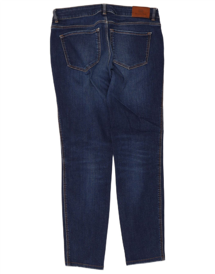 Jeans Slim Feminino Massimo Dutti EU 38 Pequeno W28 L26 Azul