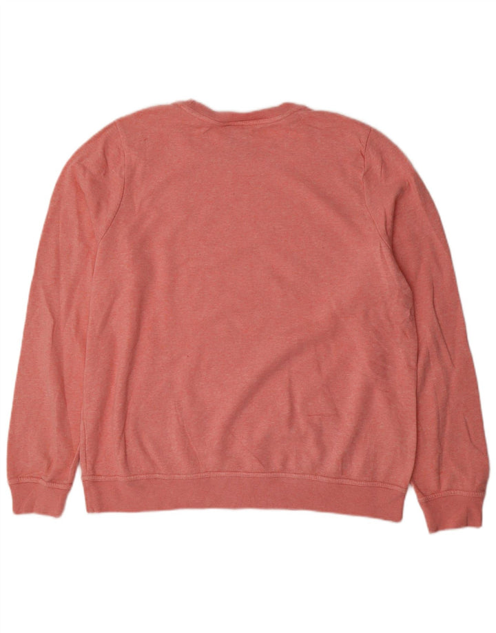 Moletom feminino Nike Jumper UK 16 grande rosa manchado