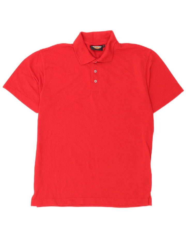 Camisa polo masculina Dickies poliéster vermelho médio