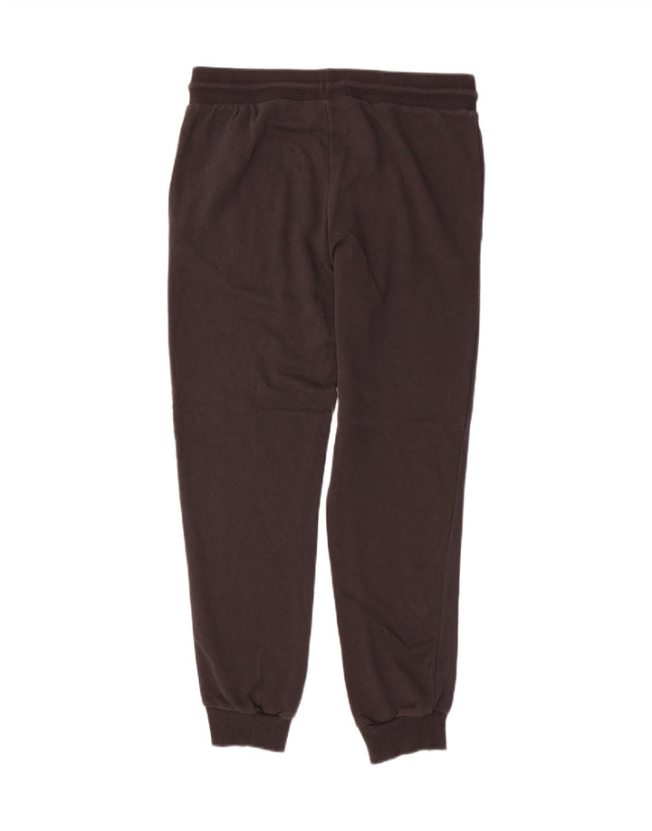 Calça de treino masculina JACK & JONES de algodão preto médio