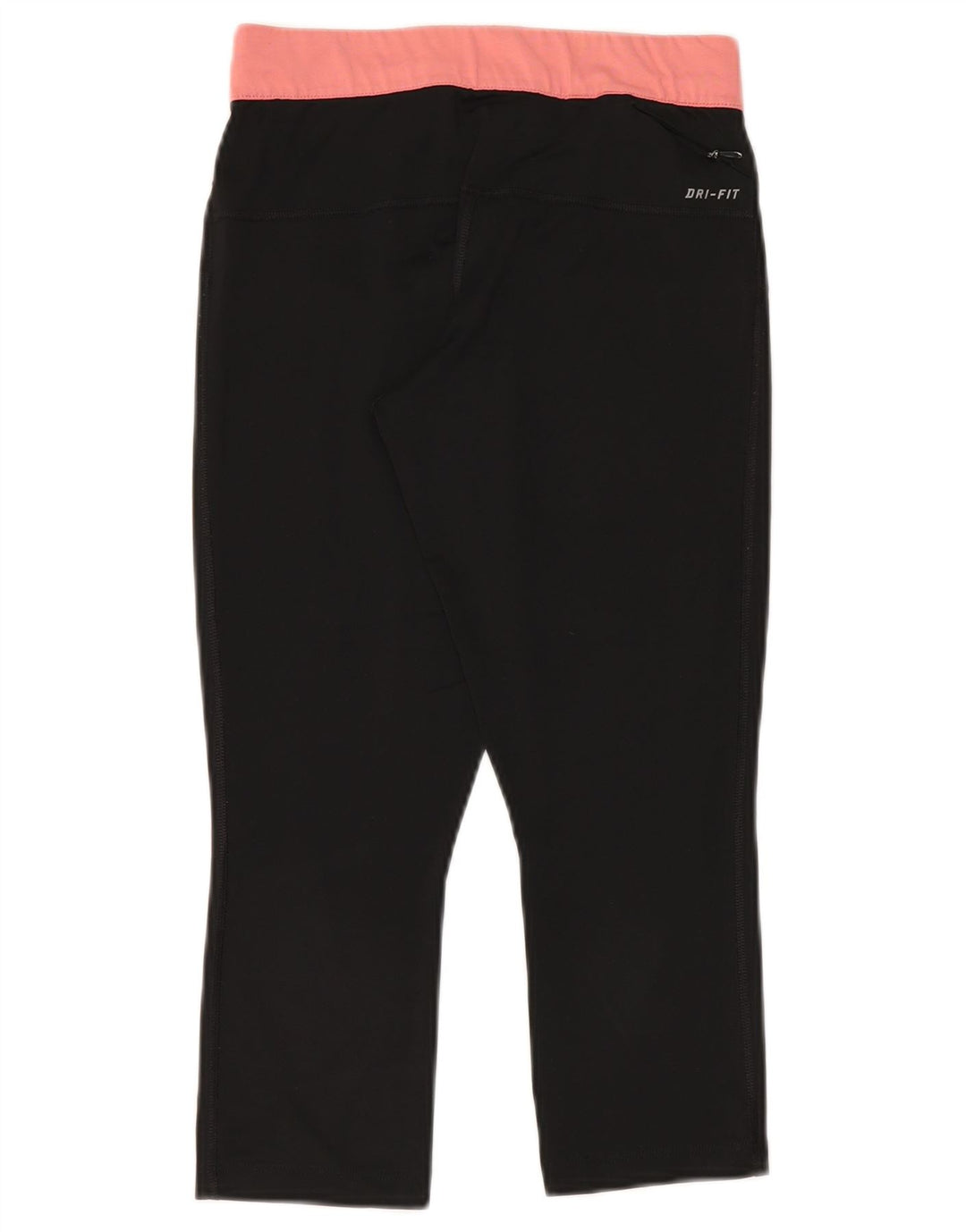 Leggings Nike Dri Fit Capri UK 10 Pequeno Poliéster Preto