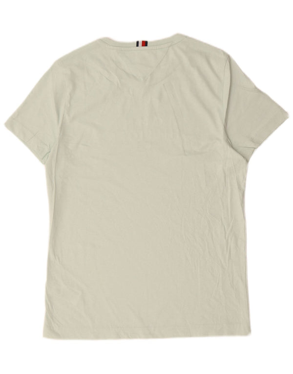Tommy Hilfiger Mens Graphic T-Shirt Top Small Green Cotton