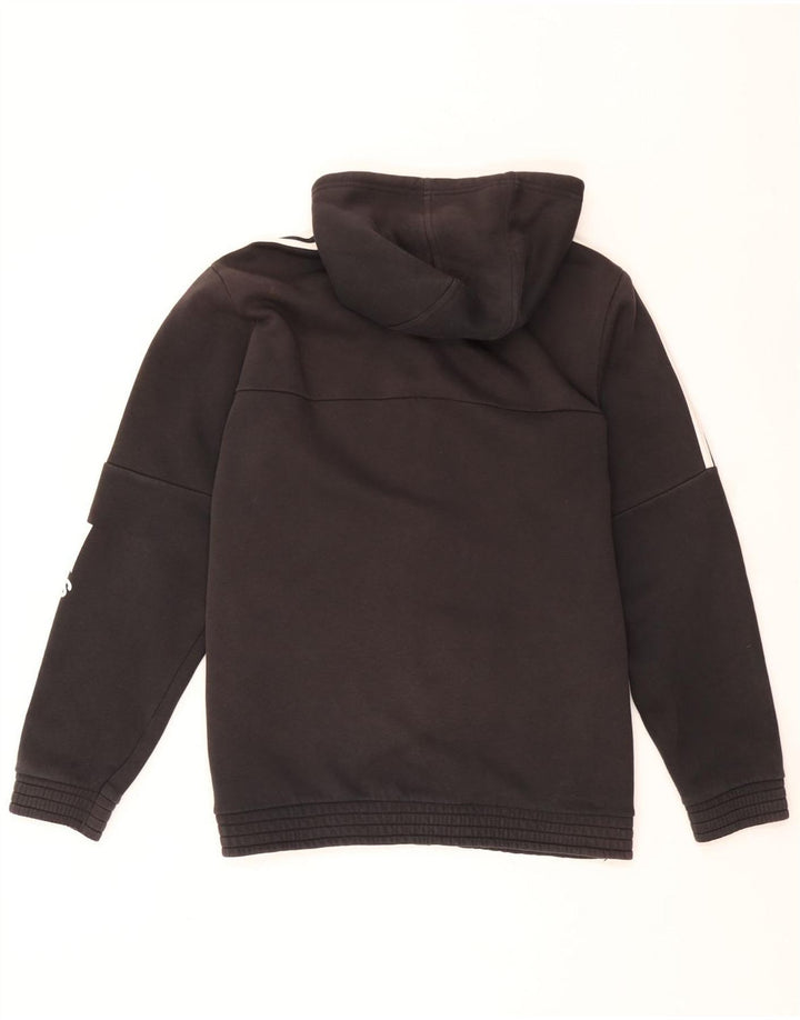 Suéter masculino Nike Graphic Zip com capuz grande poliéster preto