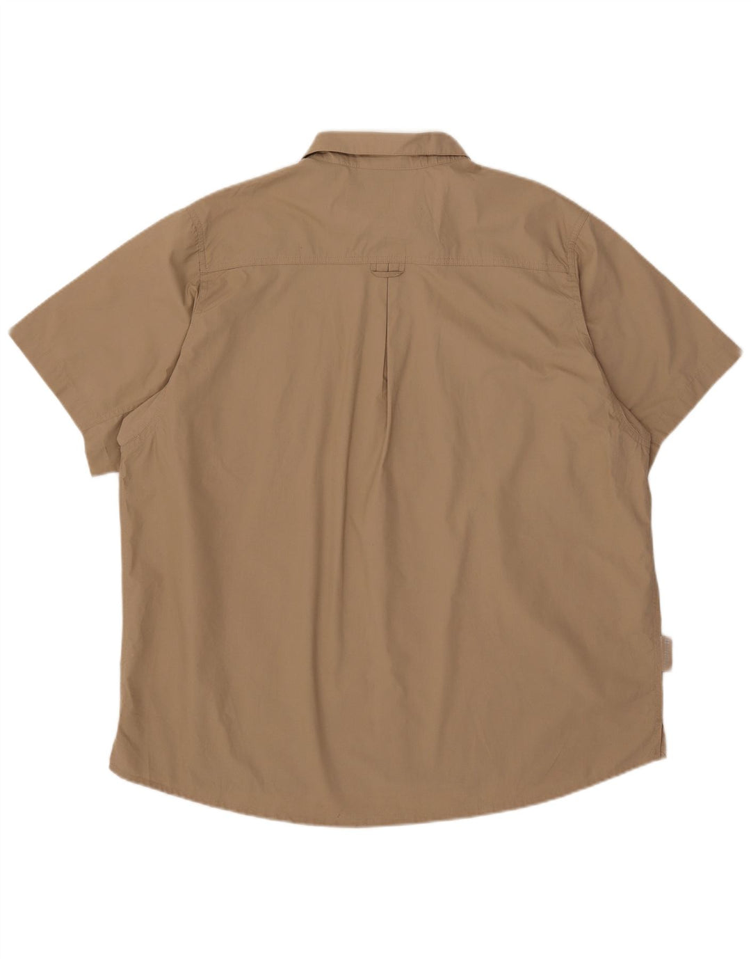 Camisa masculina de manga curta 2XL Mountain Warehouse poliéster bege