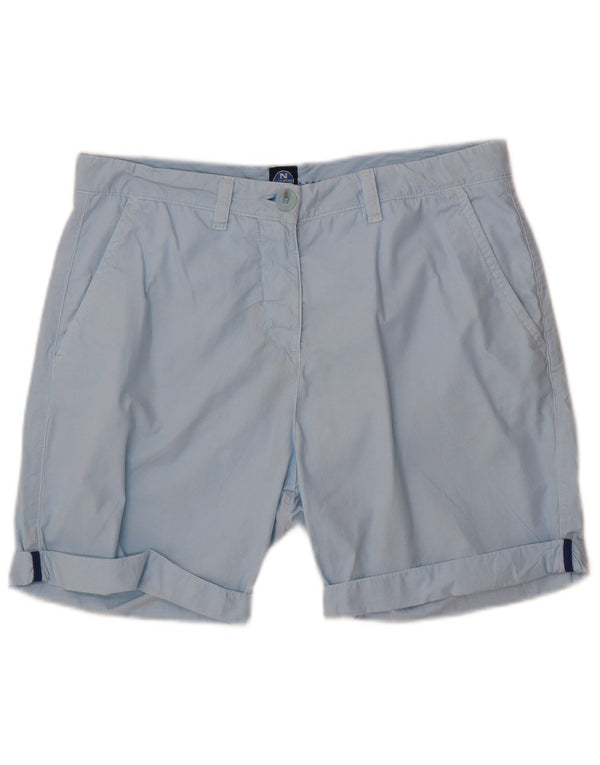 Shorts chino feminino North Sails EU 44 XL W32 azul algodão