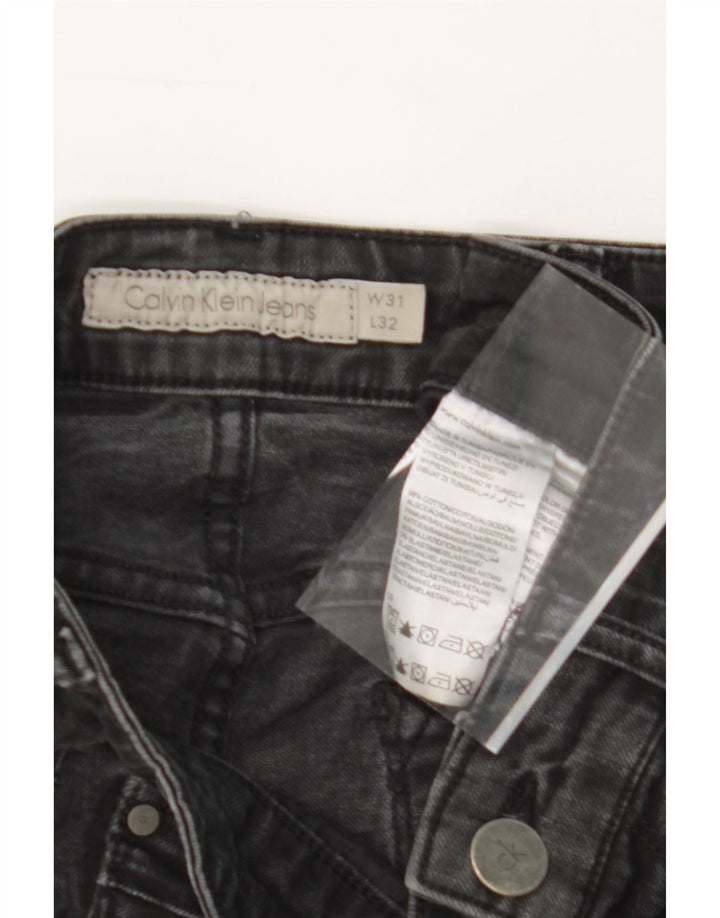 CALVIN KLEIN Mens Slim Jeans W31 L28 Grey Cotton Vintage Calvin Klein and Second-Hand Calvin Klein from Messina Hembry 