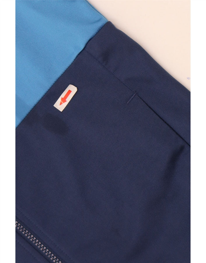 Jaqueta Adidas Meninos Treino Top 11-12 Anos Azul Marinho Colorblock