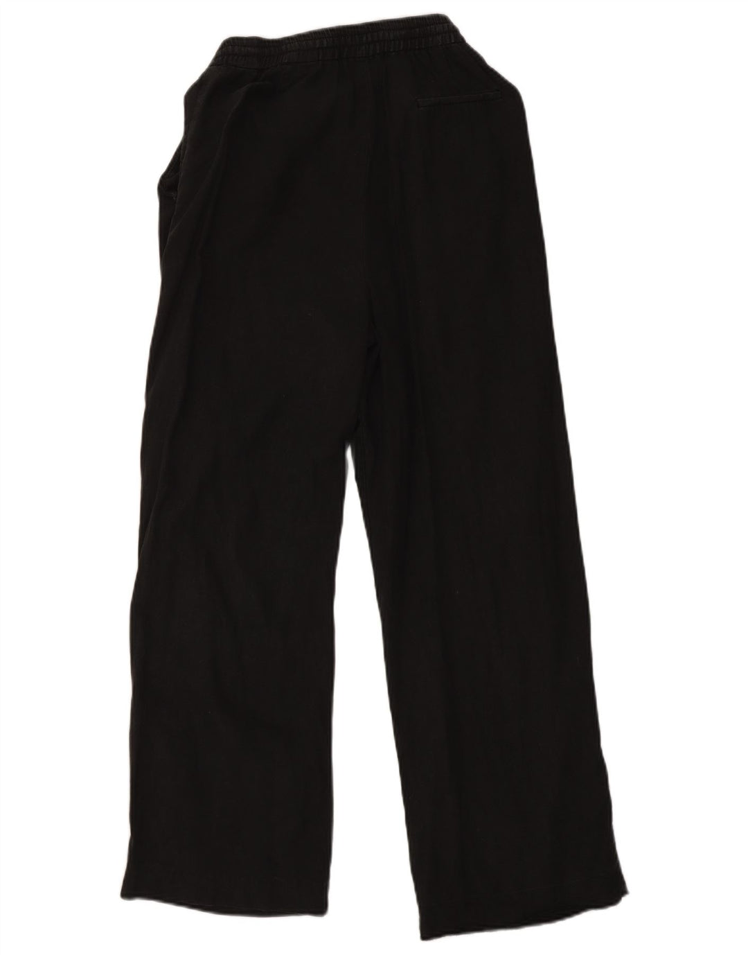 Zara Calça de treino masculina média preta viscose