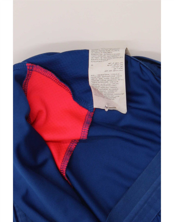 Shorts esportivos masculinos Puma pequeno azul colorblock poliéster