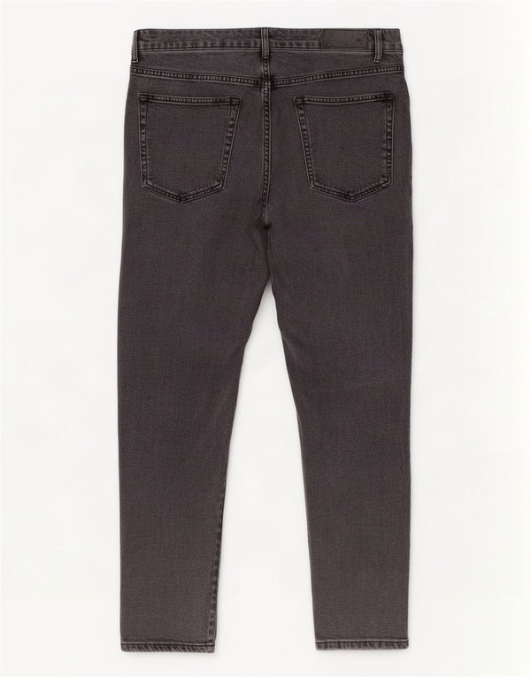Topshop Jeans Slim Feminino UK 18 XL W36 L28 Algodão Cinza
