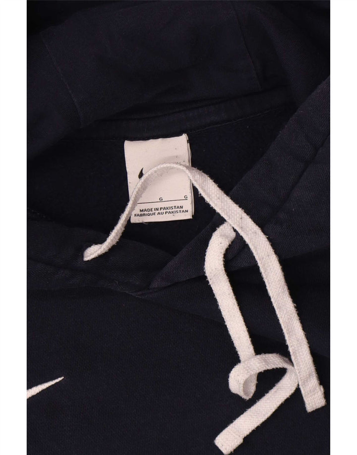 Jumper com capuz masculino Nike grande algodão azul marinho