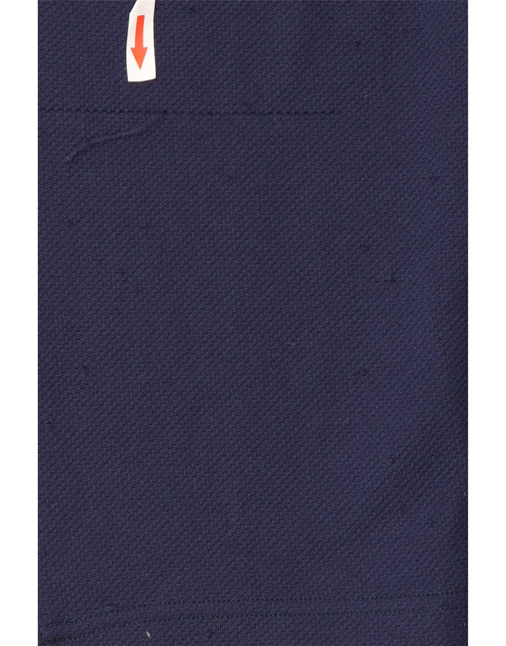 Calça de treino masculina Umbro pequena azul marinho poliéster