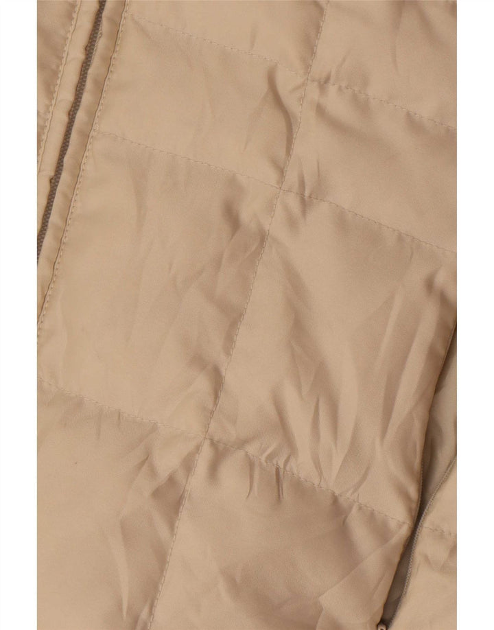 Jaqueta acolchoada feminina Sergio Tacchini UK 18 XL off white poliamida