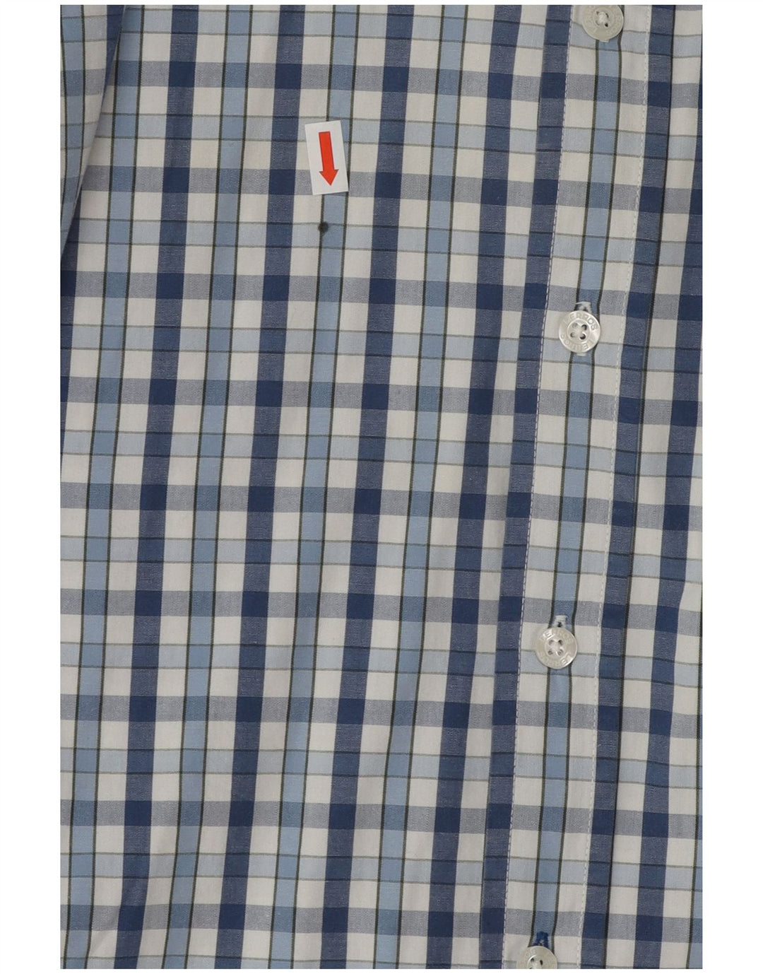 Camisa masculina LERROS XL azul xadrez algodão
